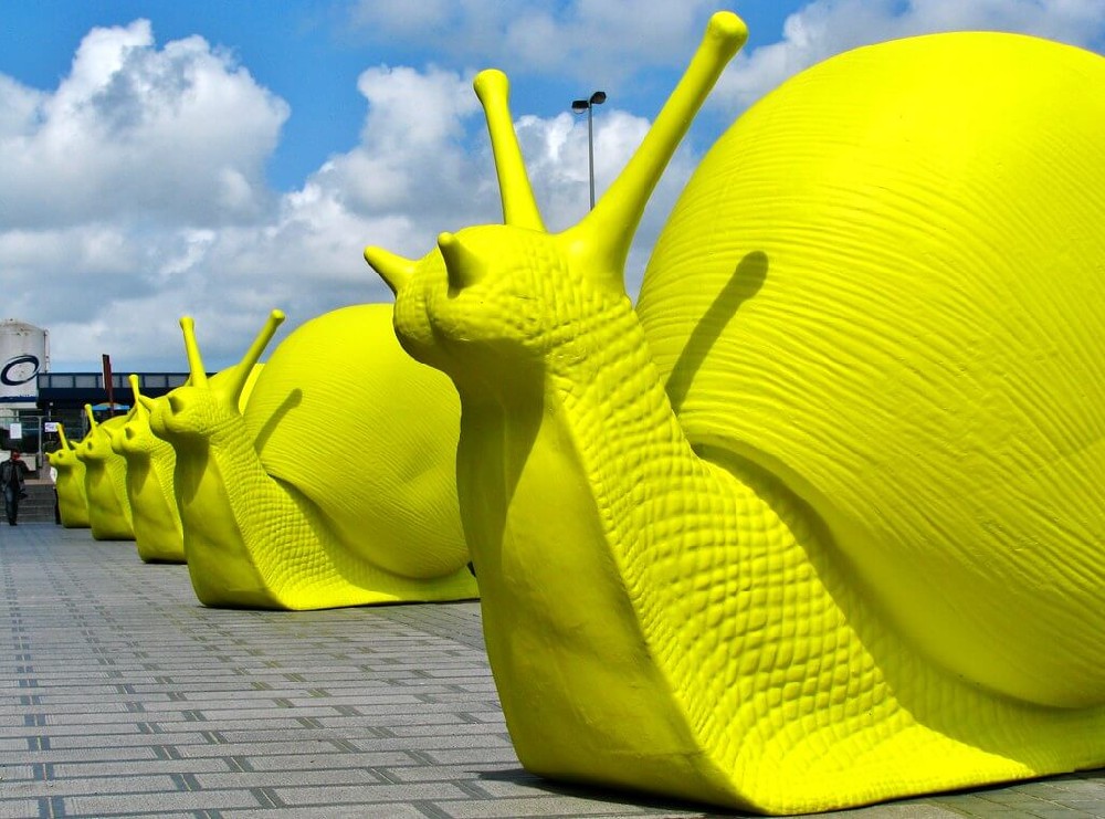 Escultura de caracol